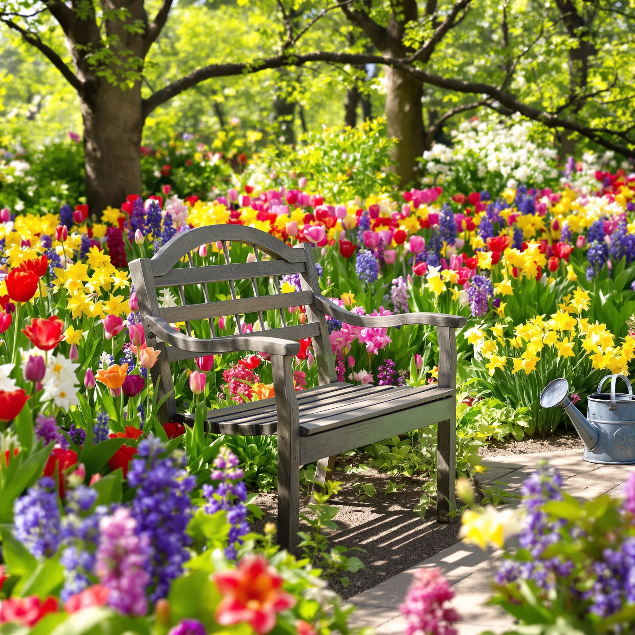 Frühlings-Florwerk: Leichtigkeit mit Tulpen, Narzissen & Hyazinthen