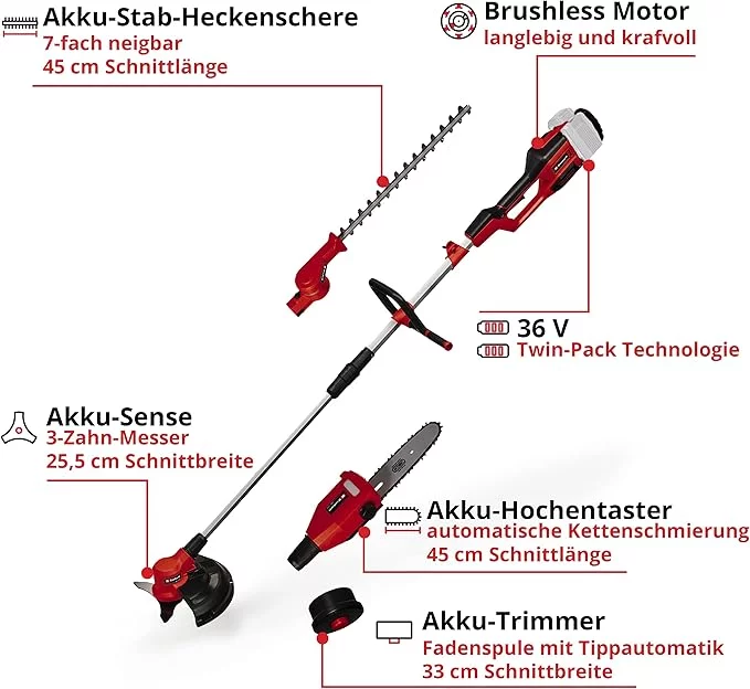 Einhell 4 in 1 mehr Power