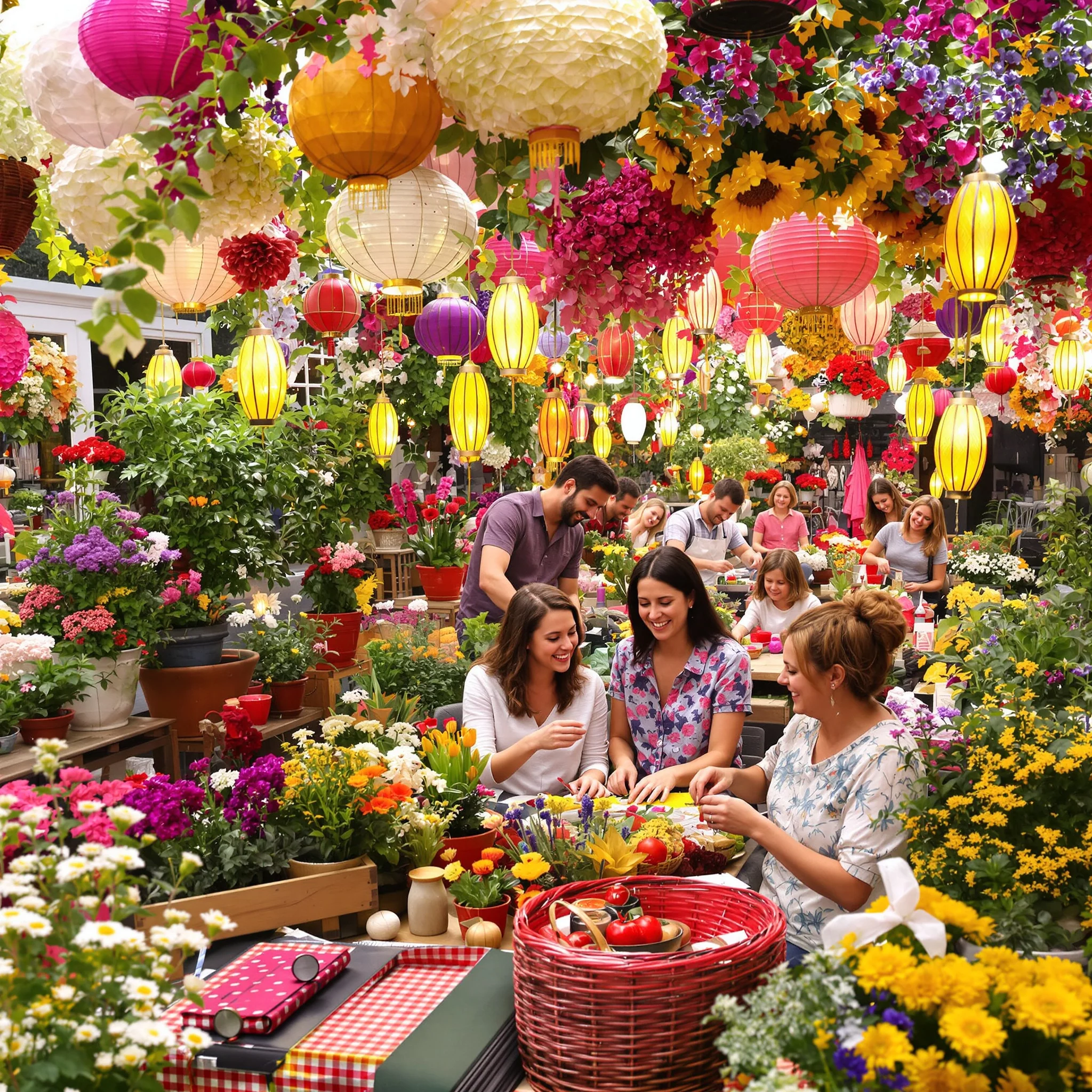 Saisonale Ideen: Florwerk-Dekorationen für Frühling, Sommer, Herbst und Winter