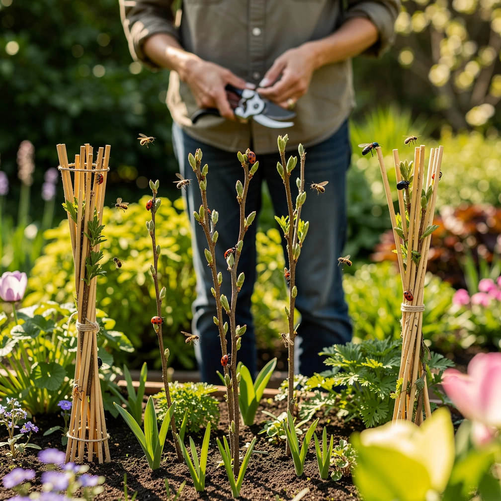 Aufräumen und Rückschnitt: Wie du Insekten im Frühjahr richtig schonst