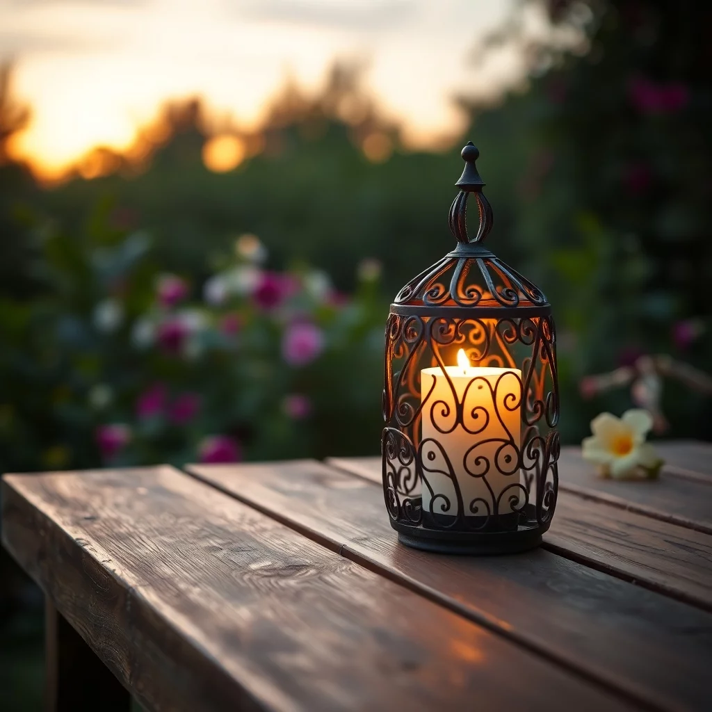 Kerzenhalter für den Garten