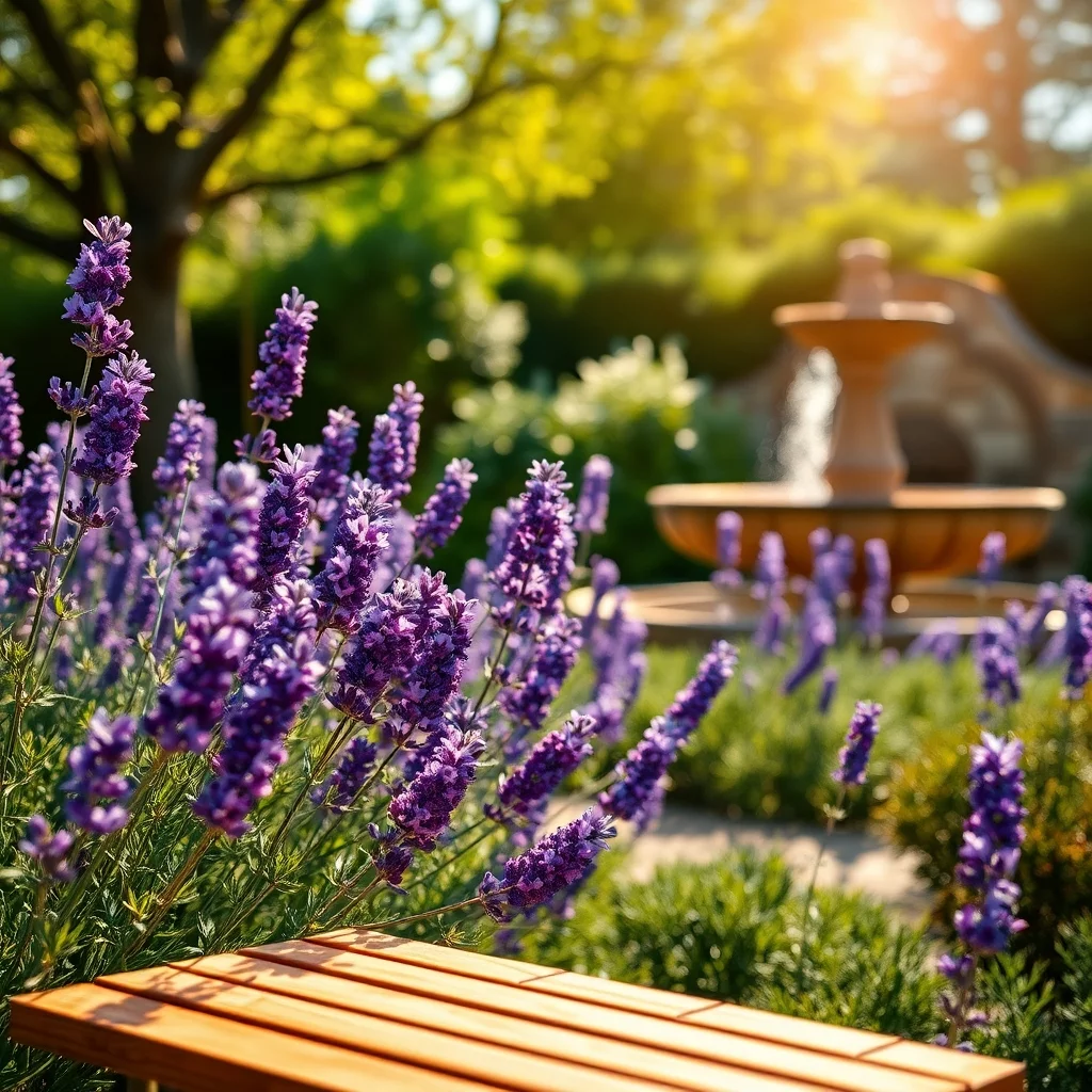 Lavendel im Garten