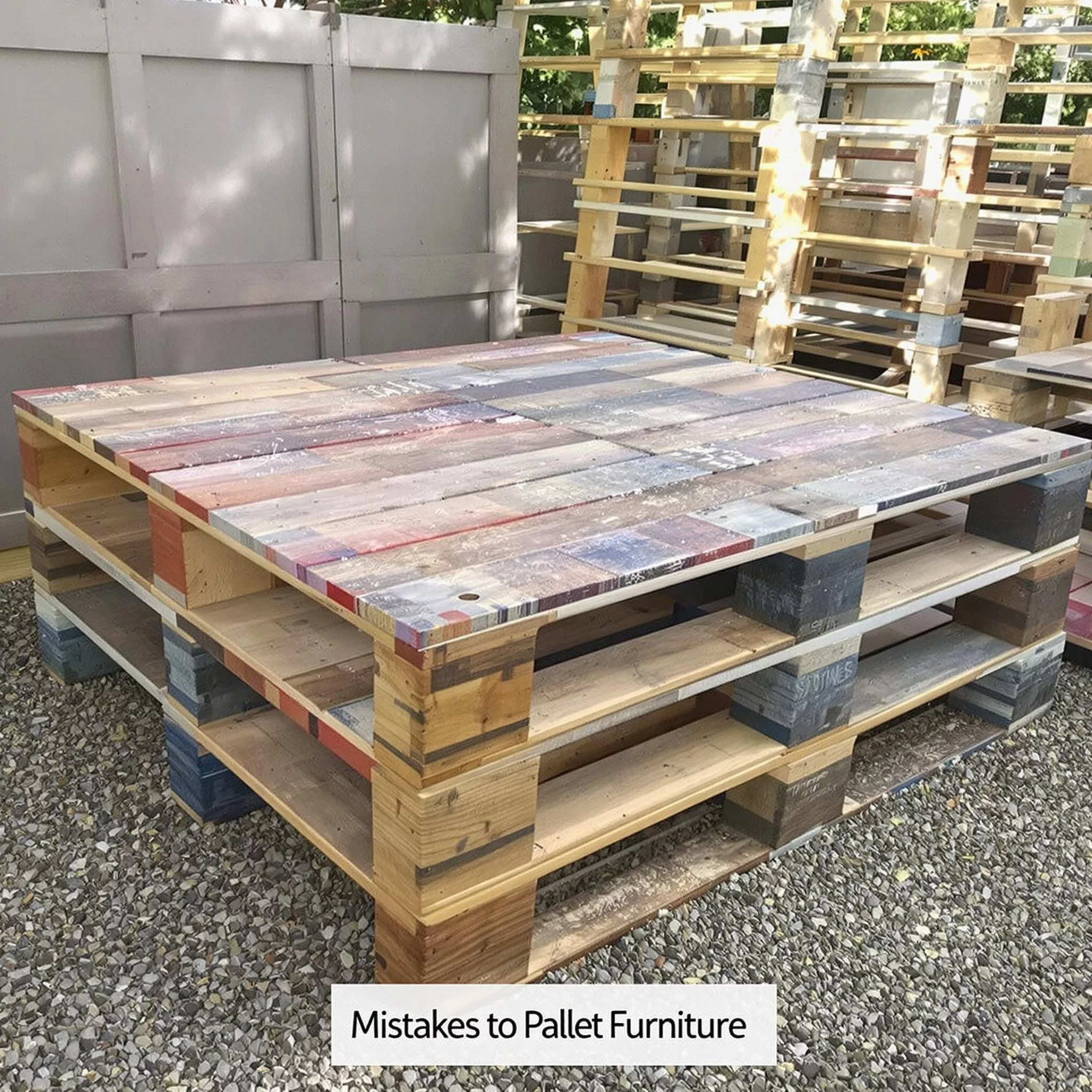 Gartenlounge aus Paletten - schnell gemacht!