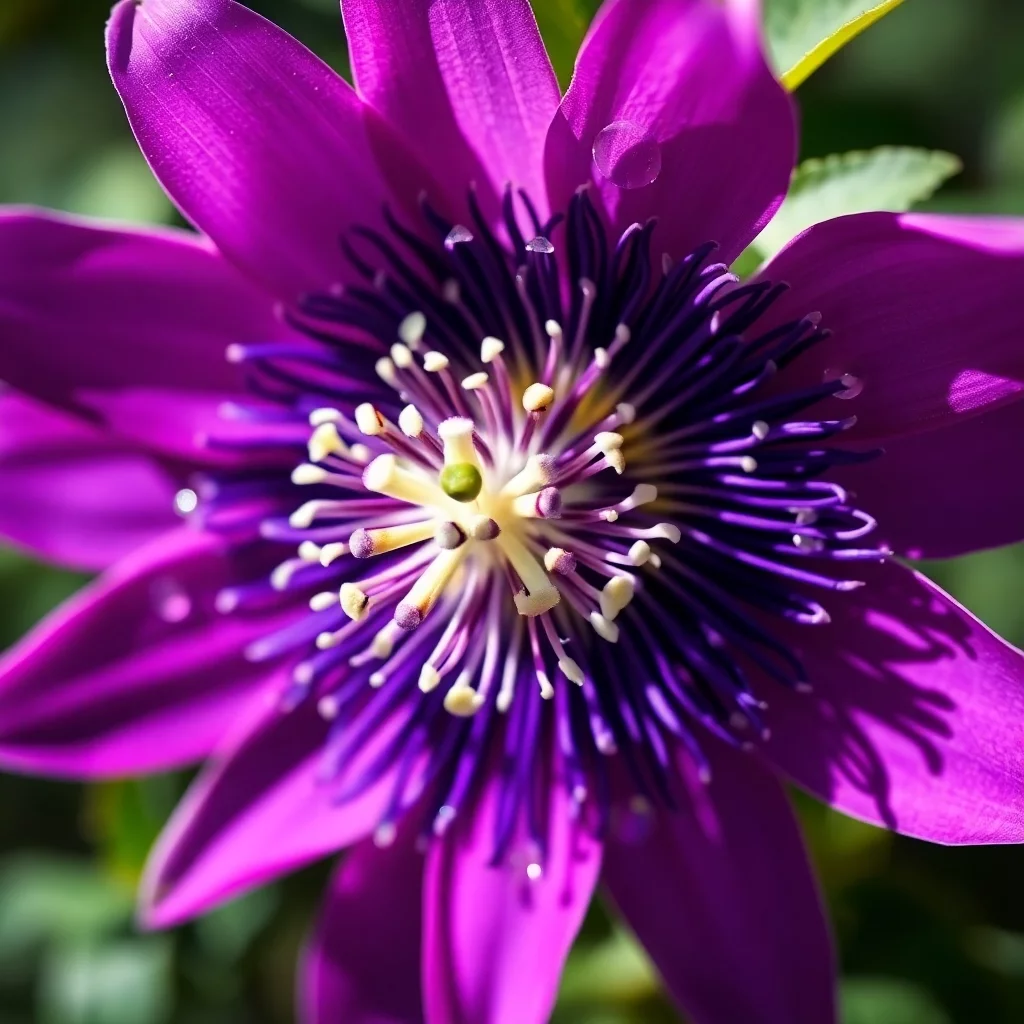 Nahaufnahme einer Passionsblume