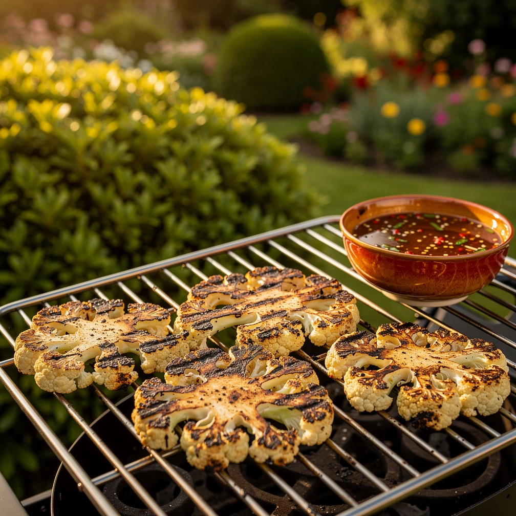 Blumenkohl-Steaks mit Asia-Marinade – Modernes Grillrezept