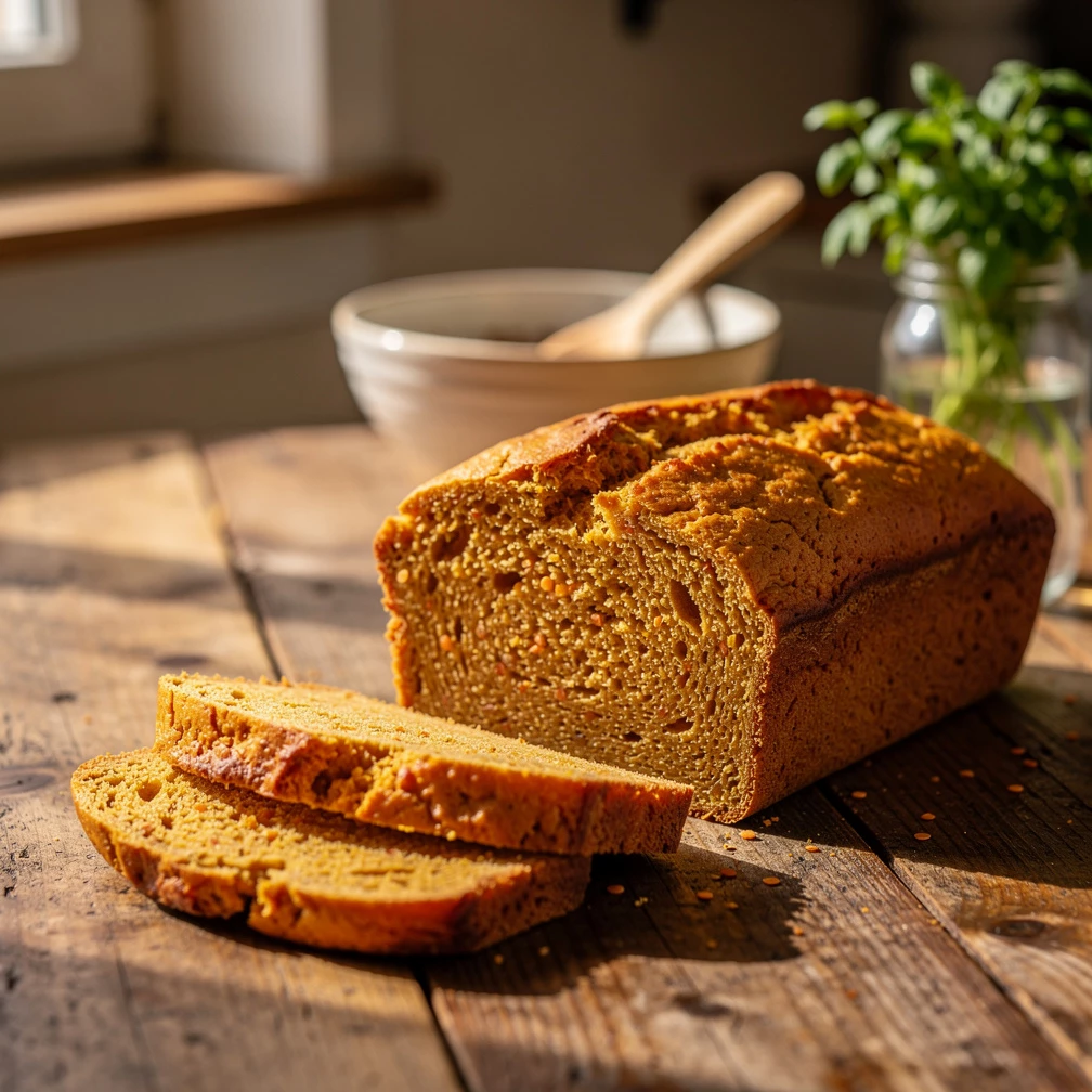 Glutenfreies Brot aus roten Linsen: Ohne Mehl, proteinreich & vegan