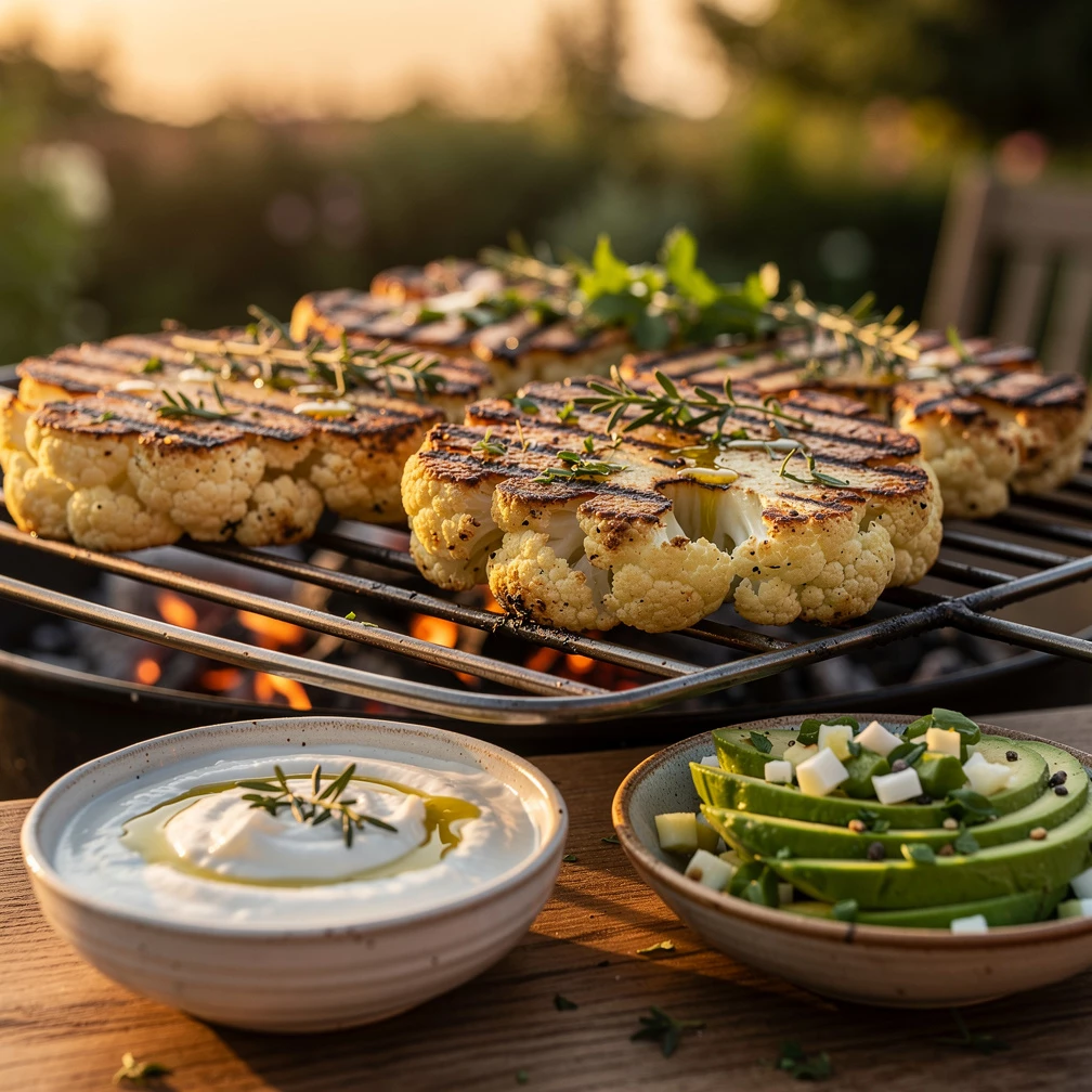 Blumenkohl-Steaks mit Asia-Marinade – Modernes Grillrezept