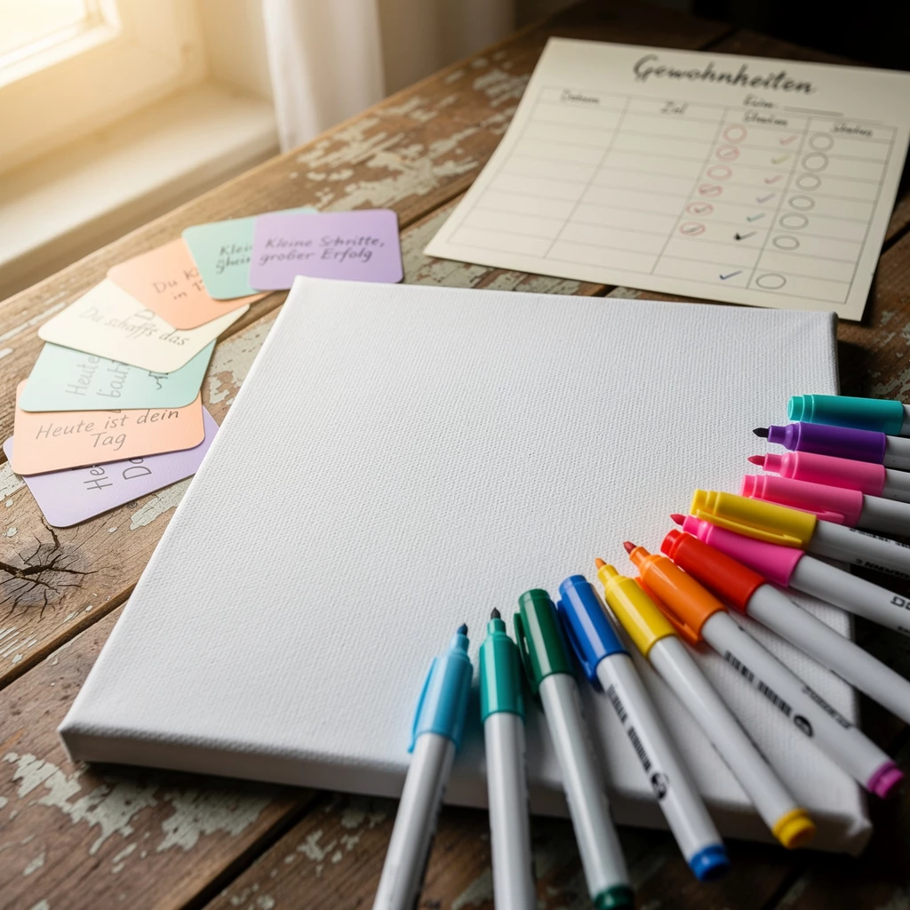 Lebenscanvas: Kreative Strategien zur Visualisierung von Gewohnheiten