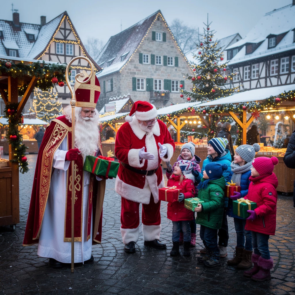 Wer ist eigentlich der Nikolaus und wer der Weihnachtsmann?