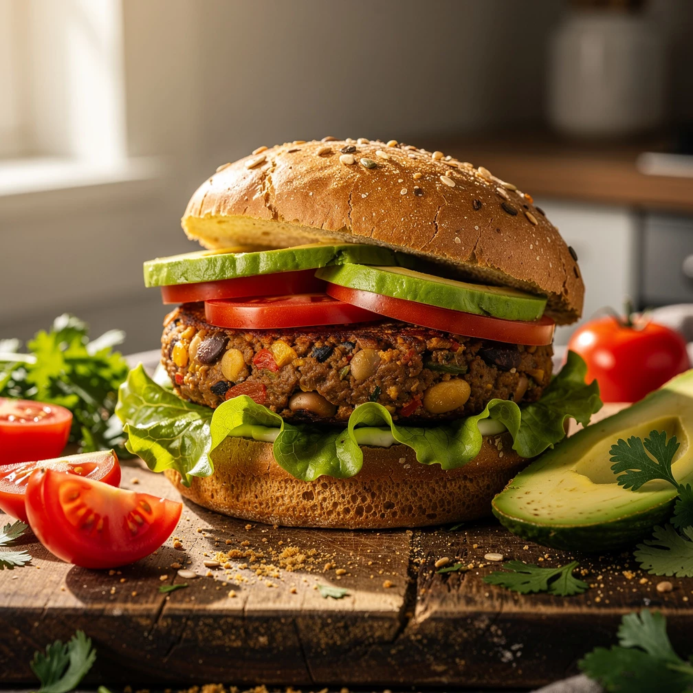 Vegane Burger-Patties aus Bohnen – Einfach & Saftig