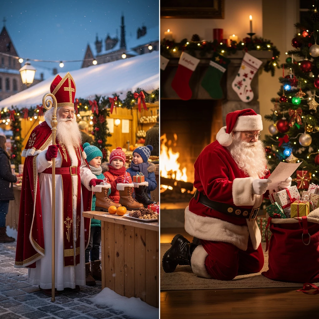 Wer ist eigentlich der Nikolaus und wer der Weihnachtsmann?