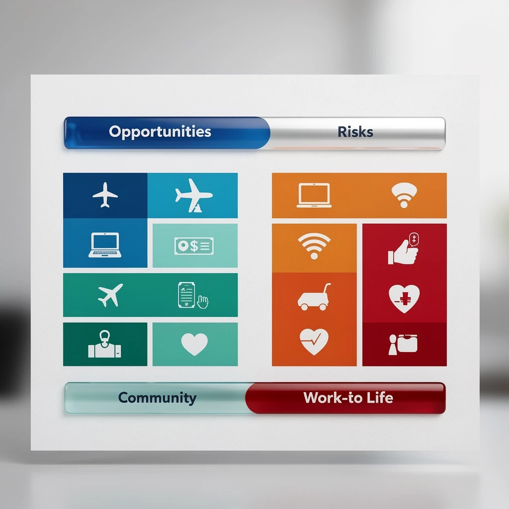 Digitale Nomaden: Realität, Chancen & Risiken