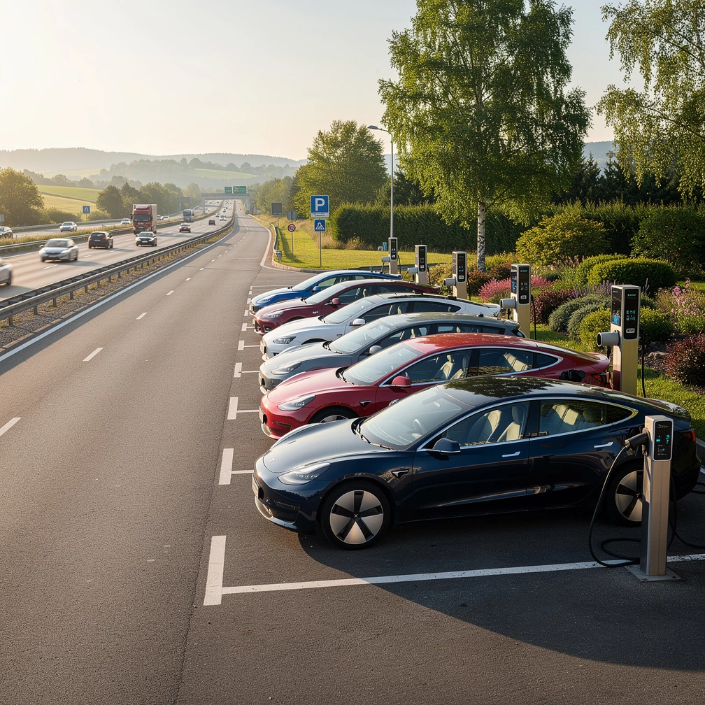 Von Düsseldorf nach München – E-Ladesäulen an der Autobahn: Deine Elektrotour clever planen