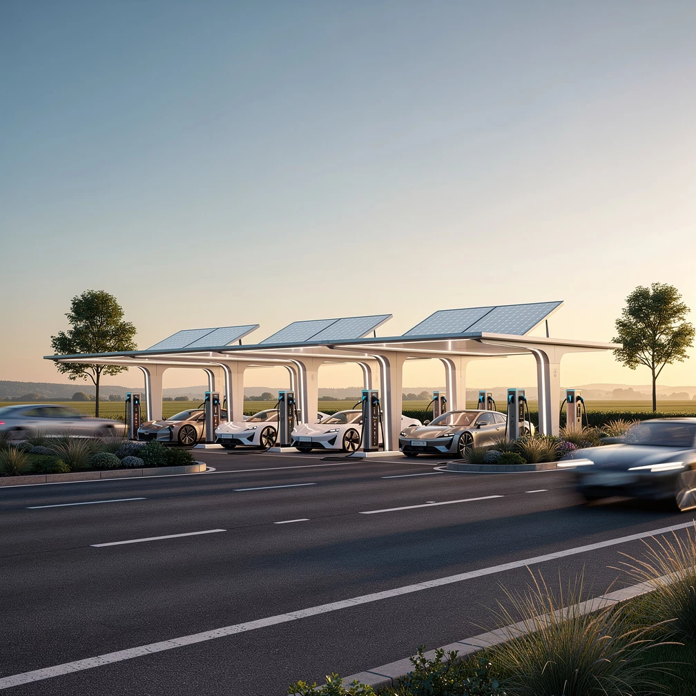 Von Düsseldorf nach München – E-Ladesäulen an der Autobahn: Deine Elektrotour clever planen