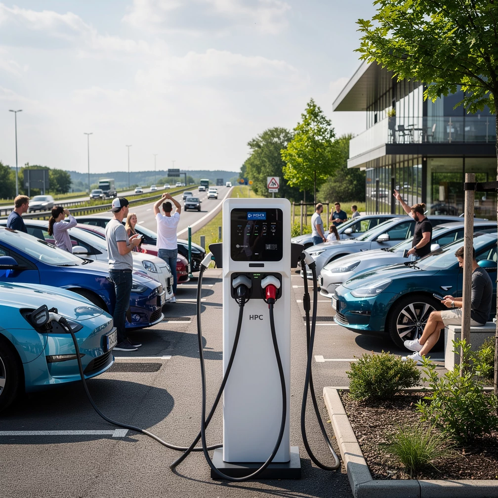 Von Düsseldorf nach München – E-Ladesäulen an der Autobahn: Deine Elektrotour clever planen