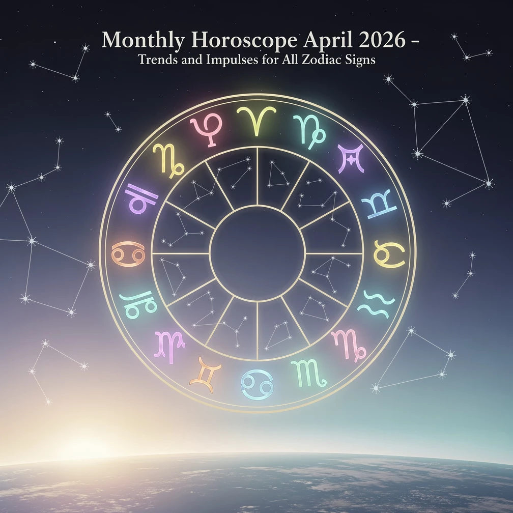 Monatshoroskop April 2026 – Tendenzen und Impulse für alle Sternzeichen