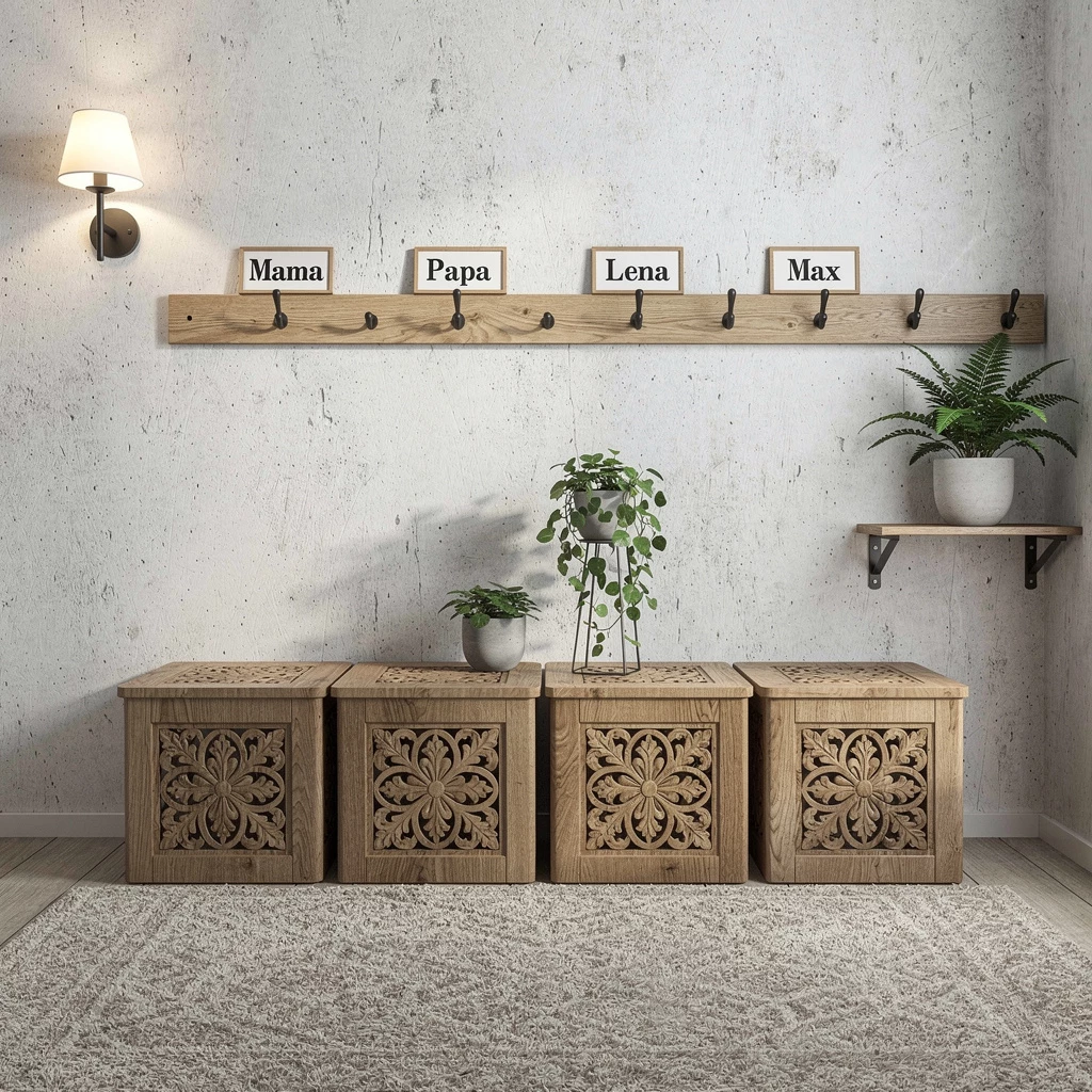 DIY-Garderoben & Ordnungshelfer &ndash; Projekte f&uuml;r ein ruhiges Zuhause