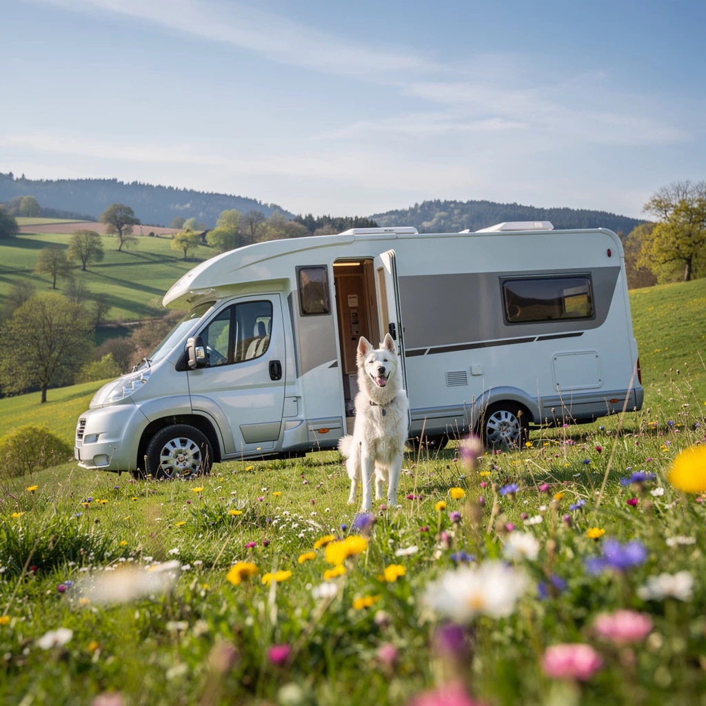 Wohnmobil-Tour ins Sauerland: Fr&uuml;hling aus Hundesicht