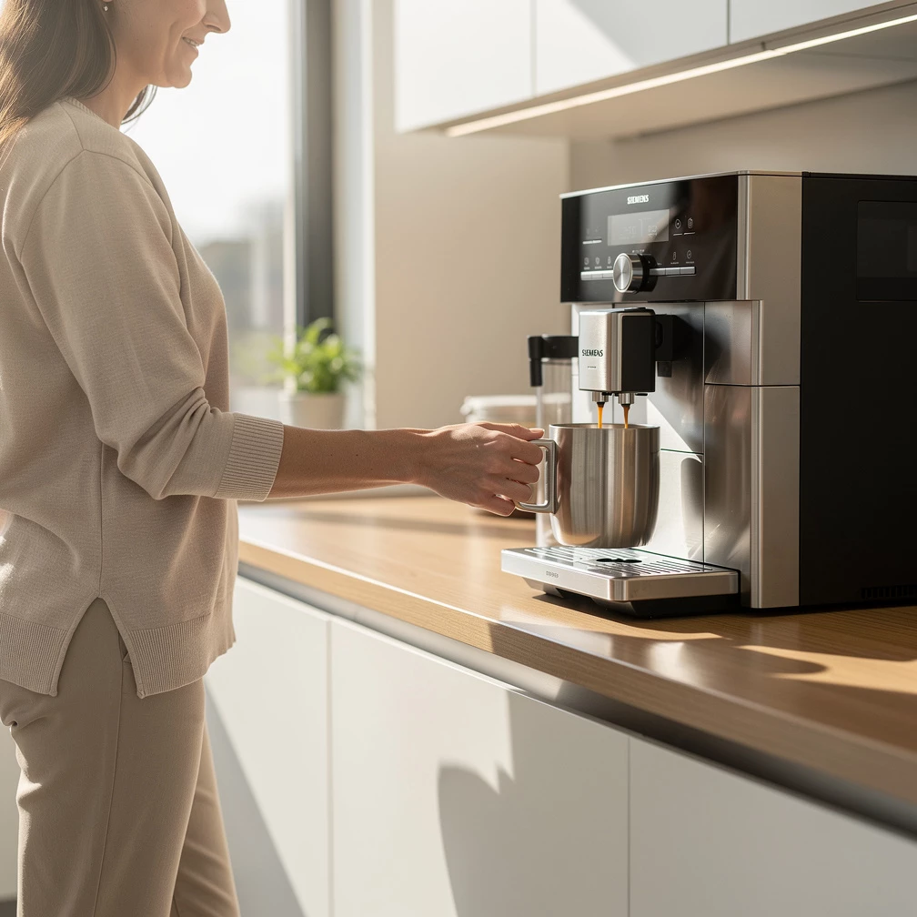 Siemens EQ900 iAroma Kaffeevollautomat: Barista-Technik für Zuhause