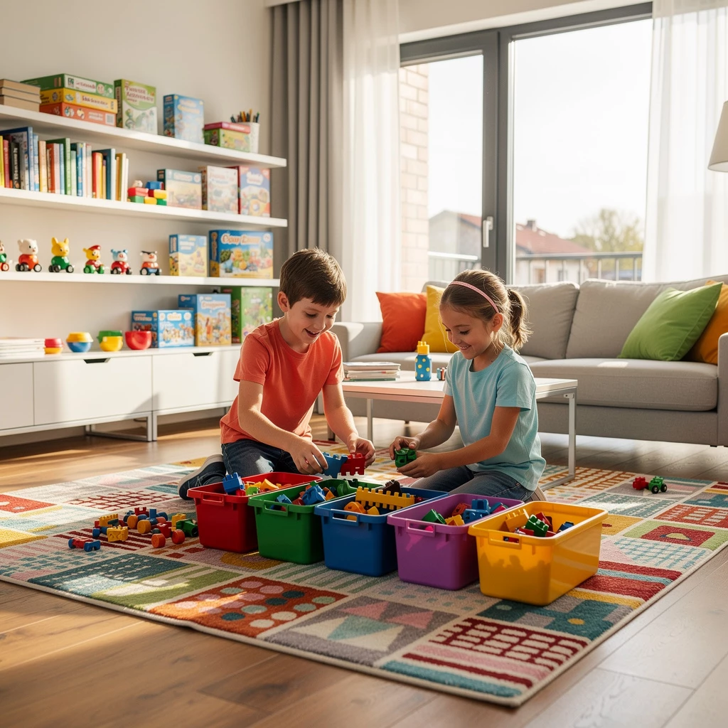 Kinderzimmer aufräumen: Systeme, die auch Kindern gelingen