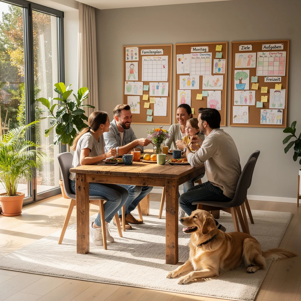 Wie strukturiert man heute Familie? Ordnung, Erziehung, klare Linien!