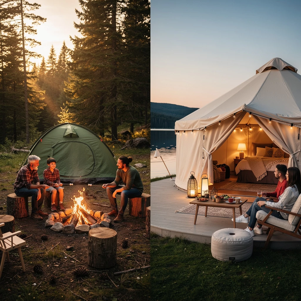 Camping oder Glamping? Was passt für meine Familie?