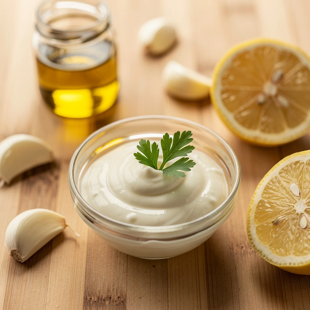 Aioli ohne Ei: Original Blitzrezept f&uuml;r cremigen Knoblauch-Dip