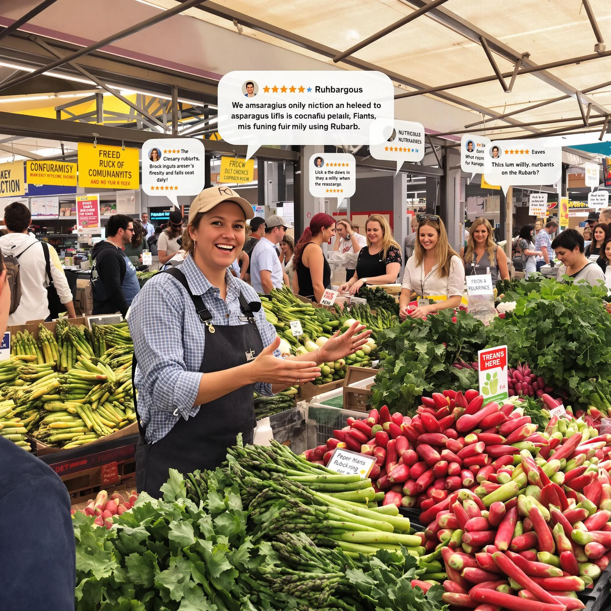 Spargel, Rhabarber & Co.: Saisonales Superfood vom Wochenmarkt