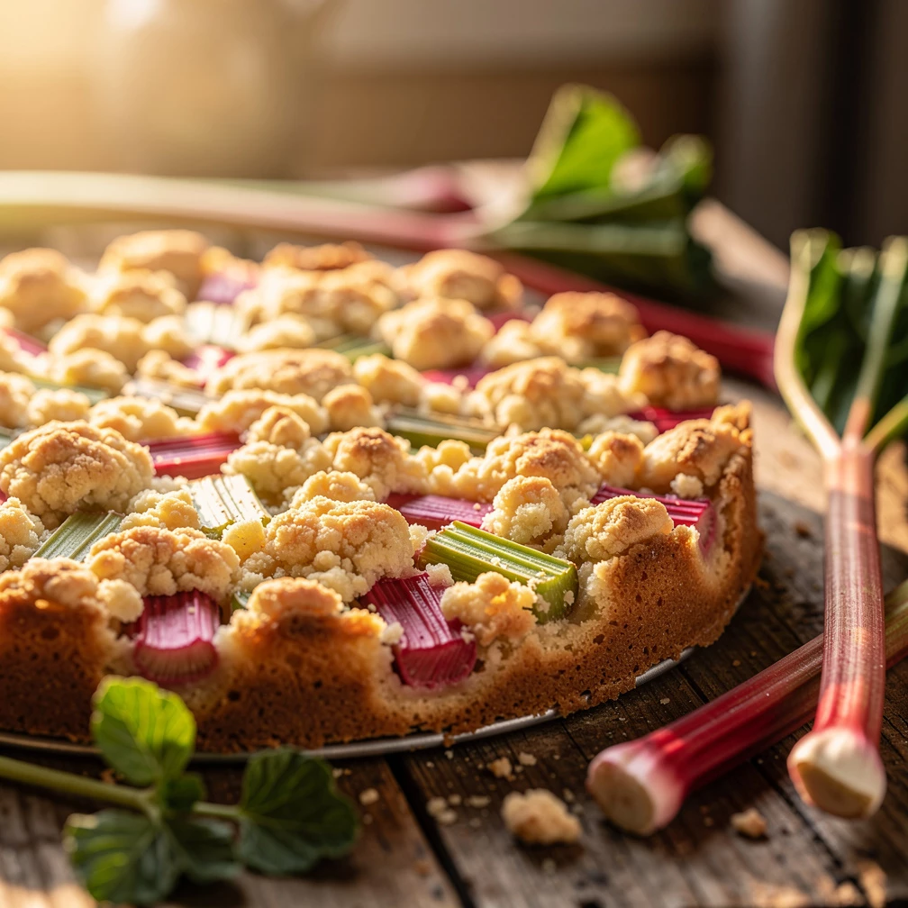 Rhabarberkuchen mit Streusel: Das perfekte Rezept für Genießer