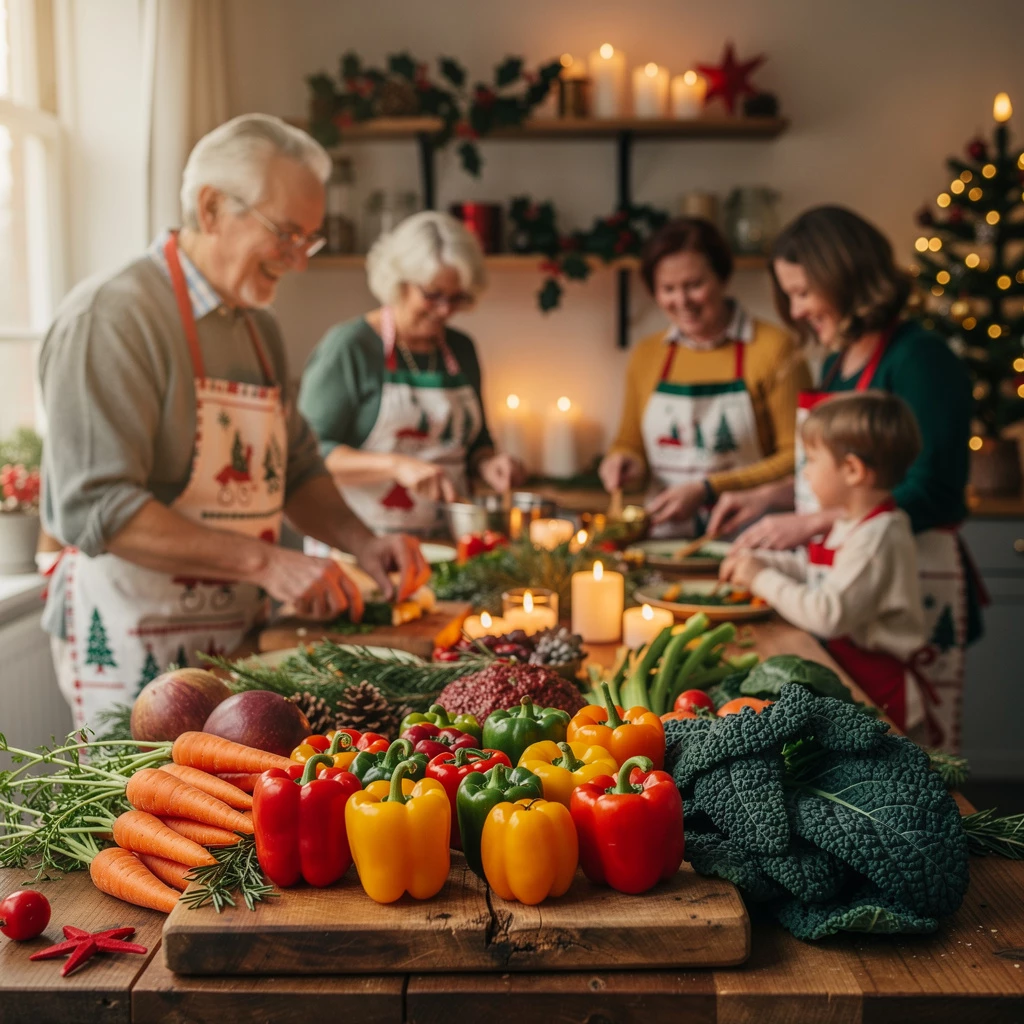 Weihnachten vegan – zusammen kochen schafft Verbundenheit und macht Spaß