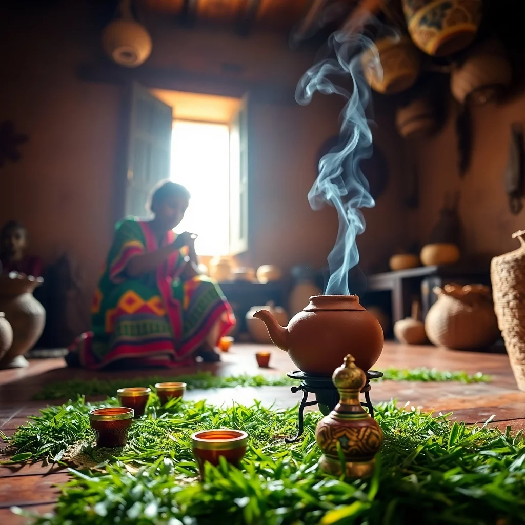 Athiopien Kaffeezeromonie