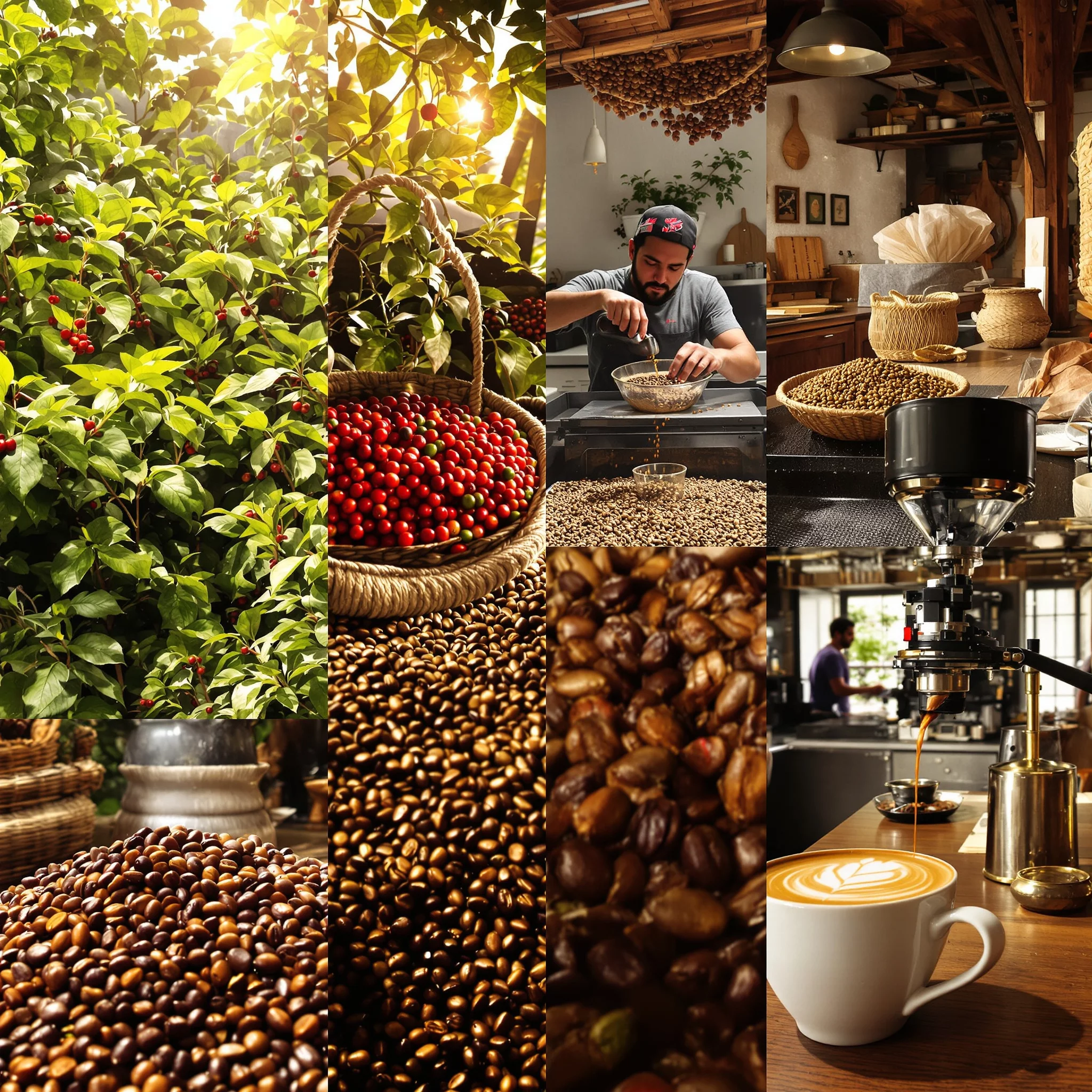 Der Weg der Kaffeebohne &ndash; von der Pflanze bis in die Tasse