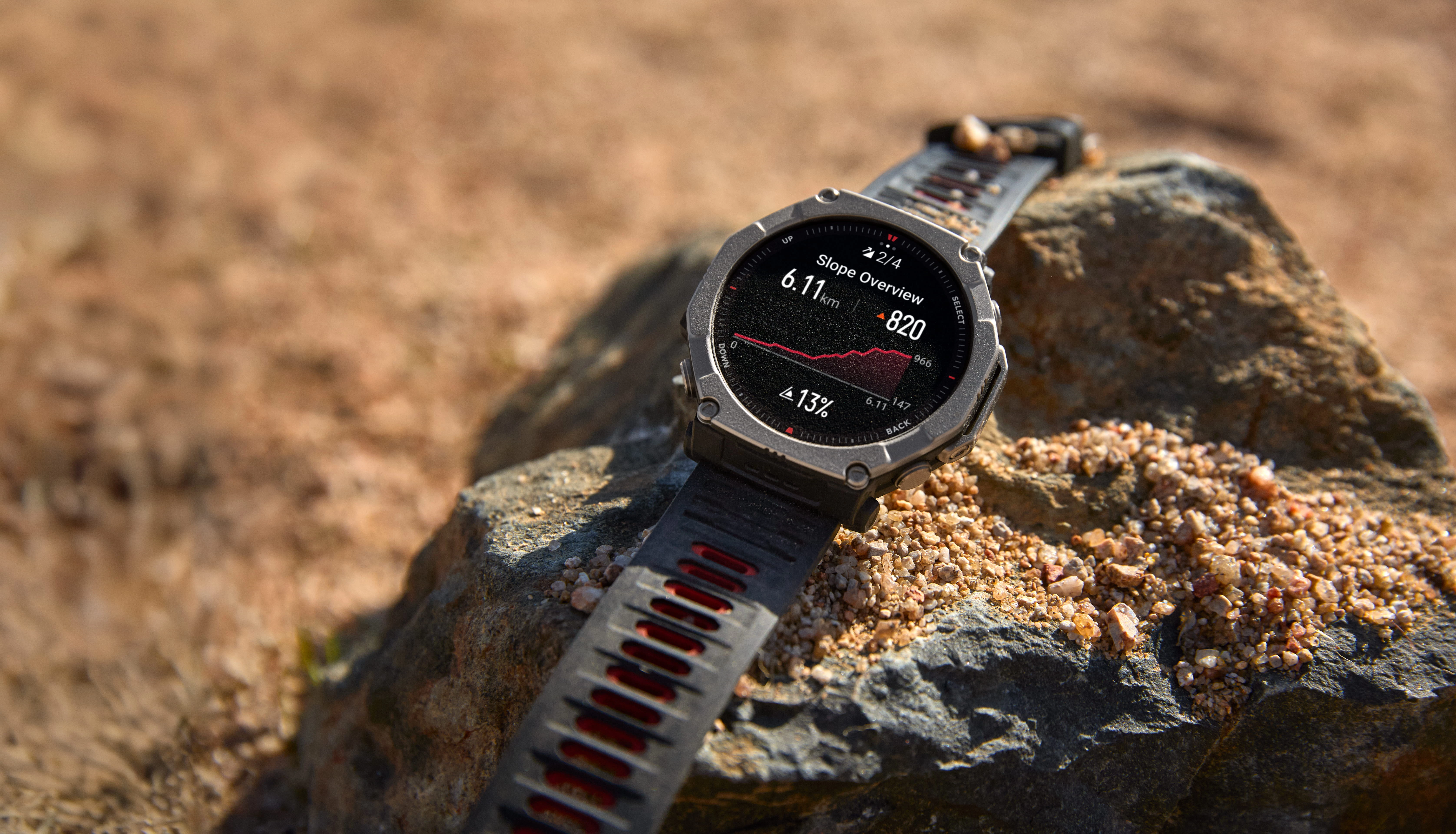 Extrem-Smartwatch für Outdoor-Abenteurer. © Amazfit