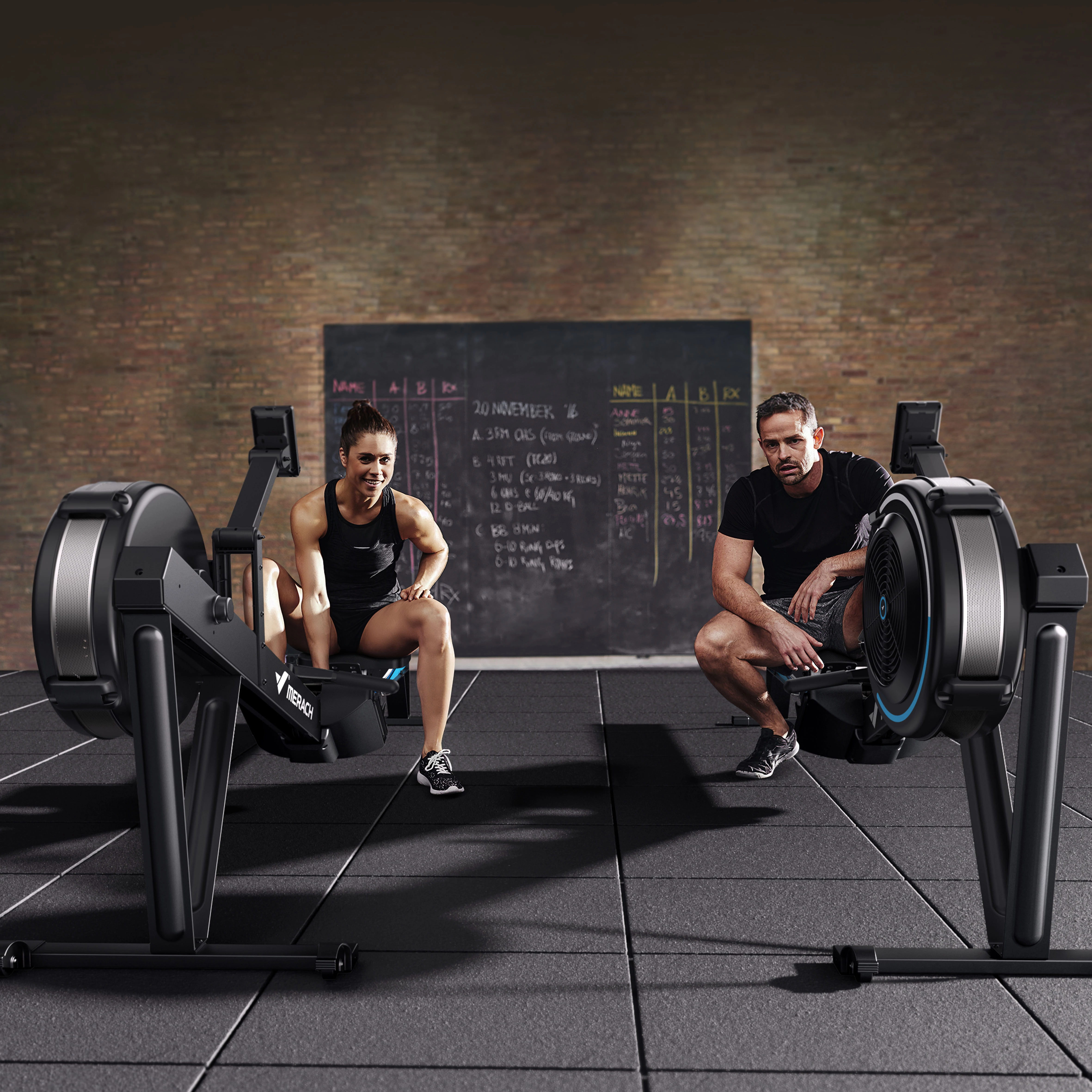 Merach R50 Aura: Profi-Rudergerät mit Luftwiderstand fürs Home-Gym