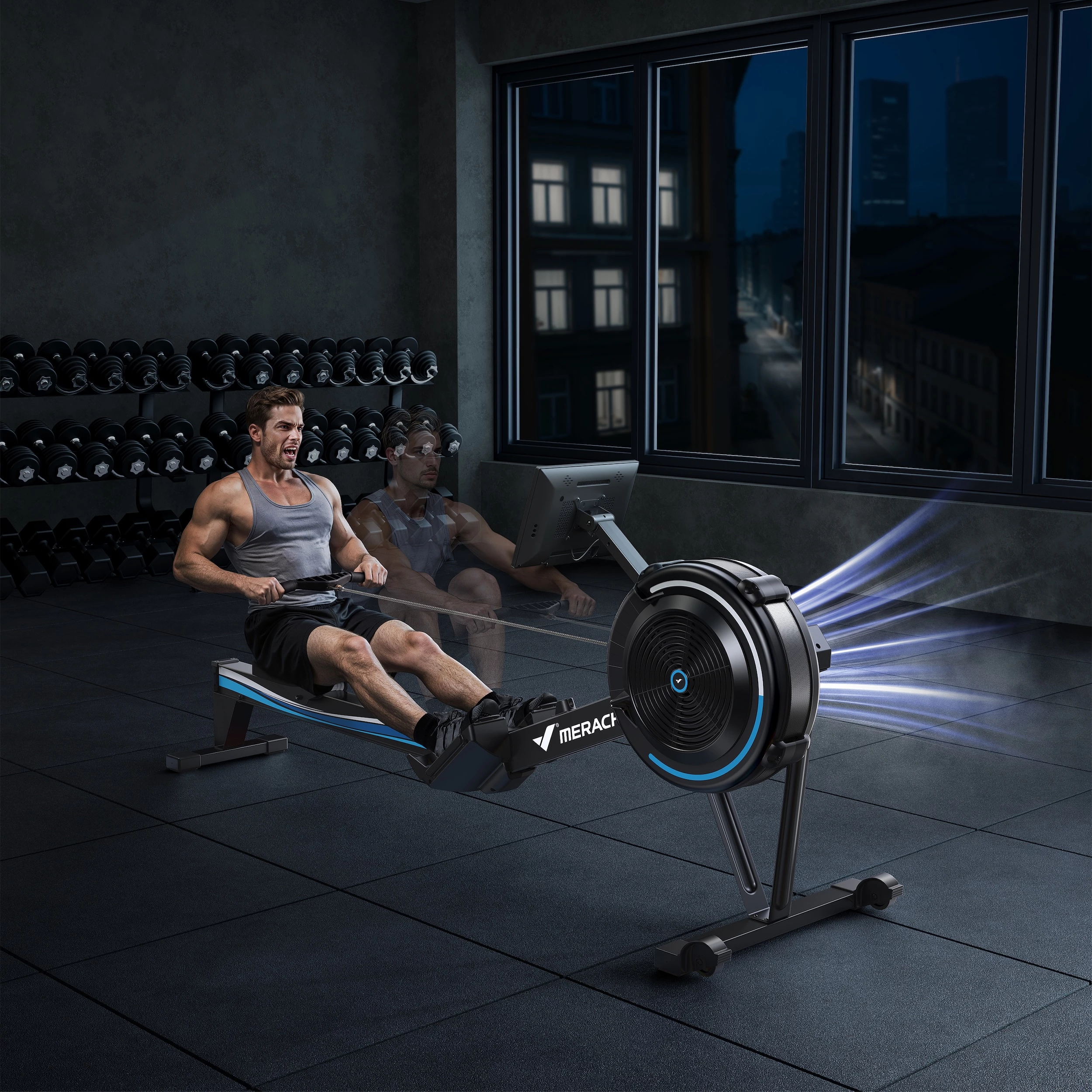 Merach R50 Aura: Profi-Luft-Rudergerät für das Home-Gym im Datencheck