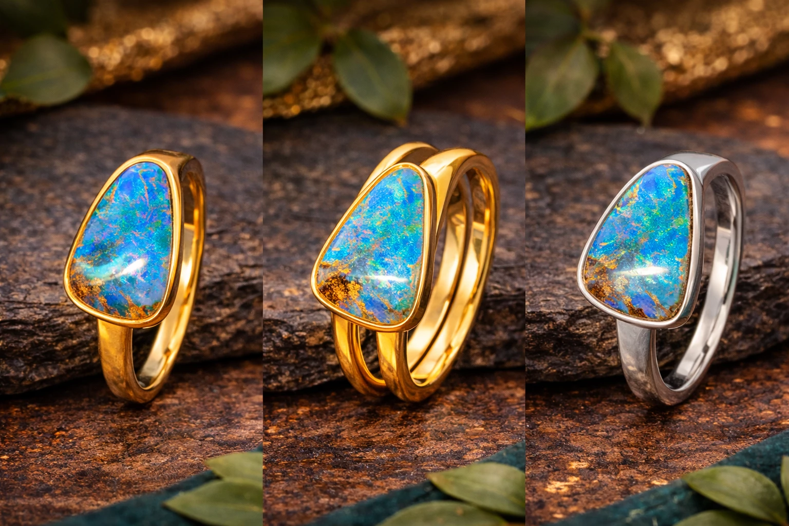 Boulder Opal Queensland: Ausdrucksstarker Edelstein für modernen Schmuck