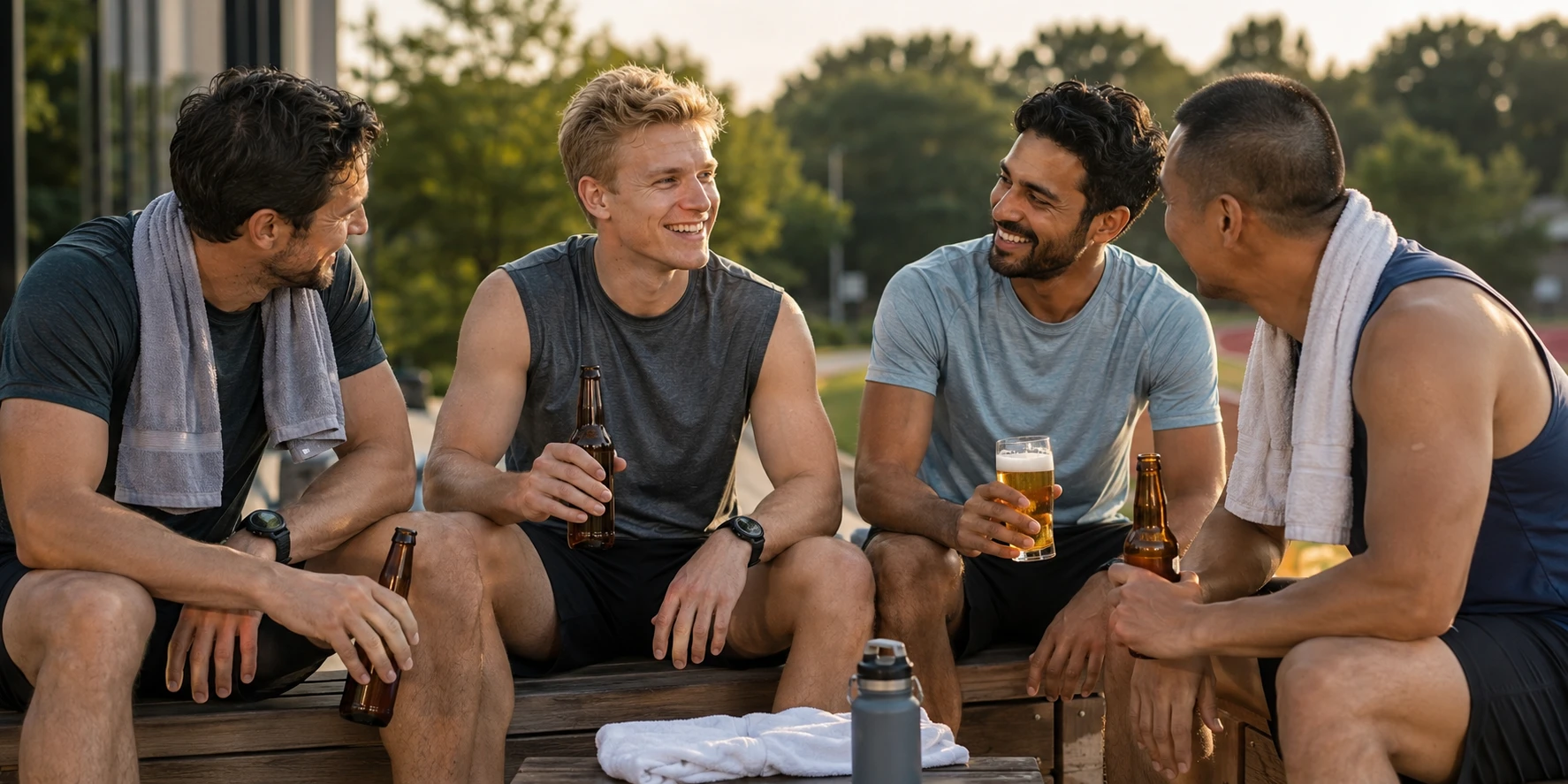 Die wichtigsten Facts über alkoholfreies Bier nach dem Sport (Bild KI generiert).webp