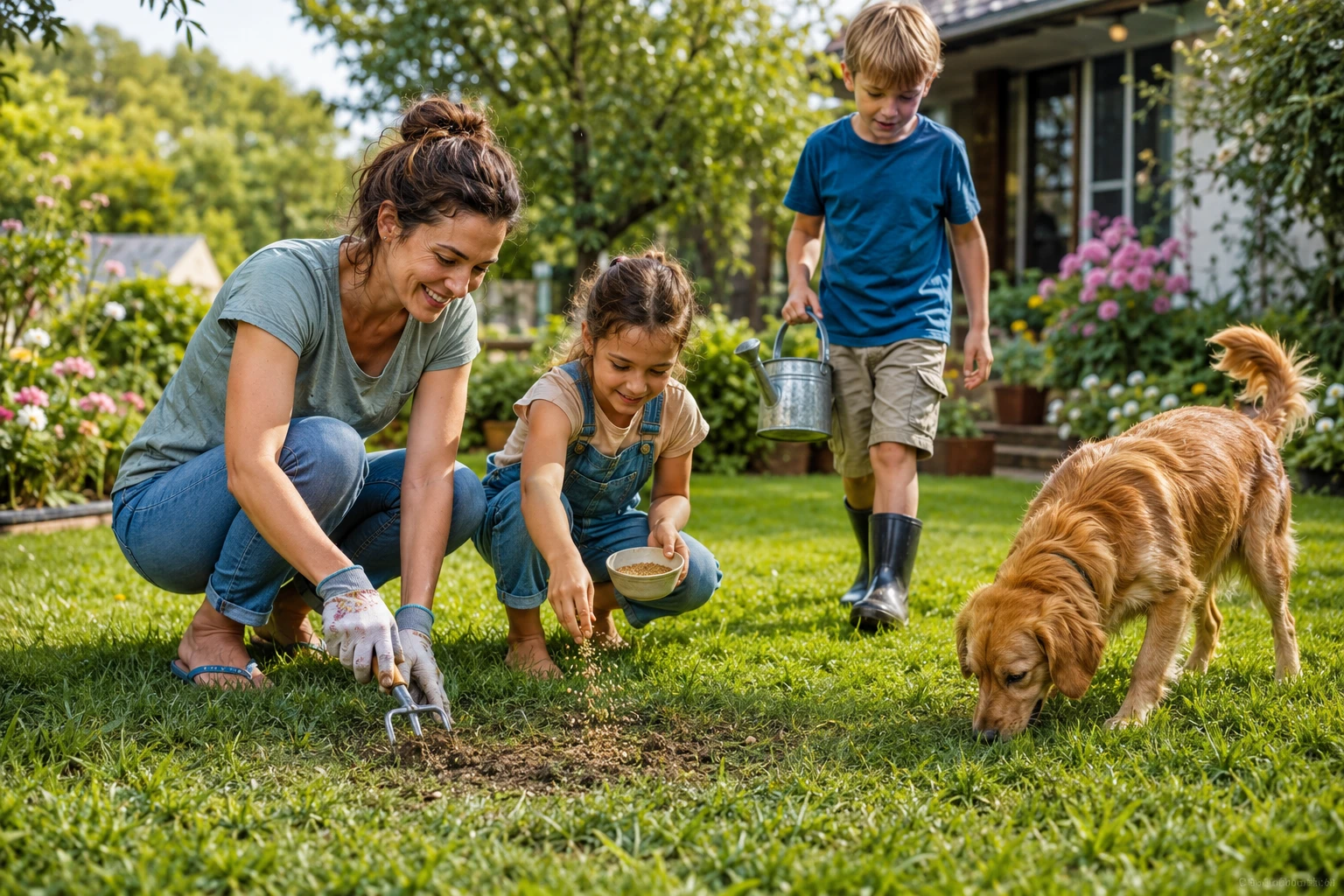 Rasen nach dem Sommer regenerieren: Die besten Tipps für gesunde Gräser