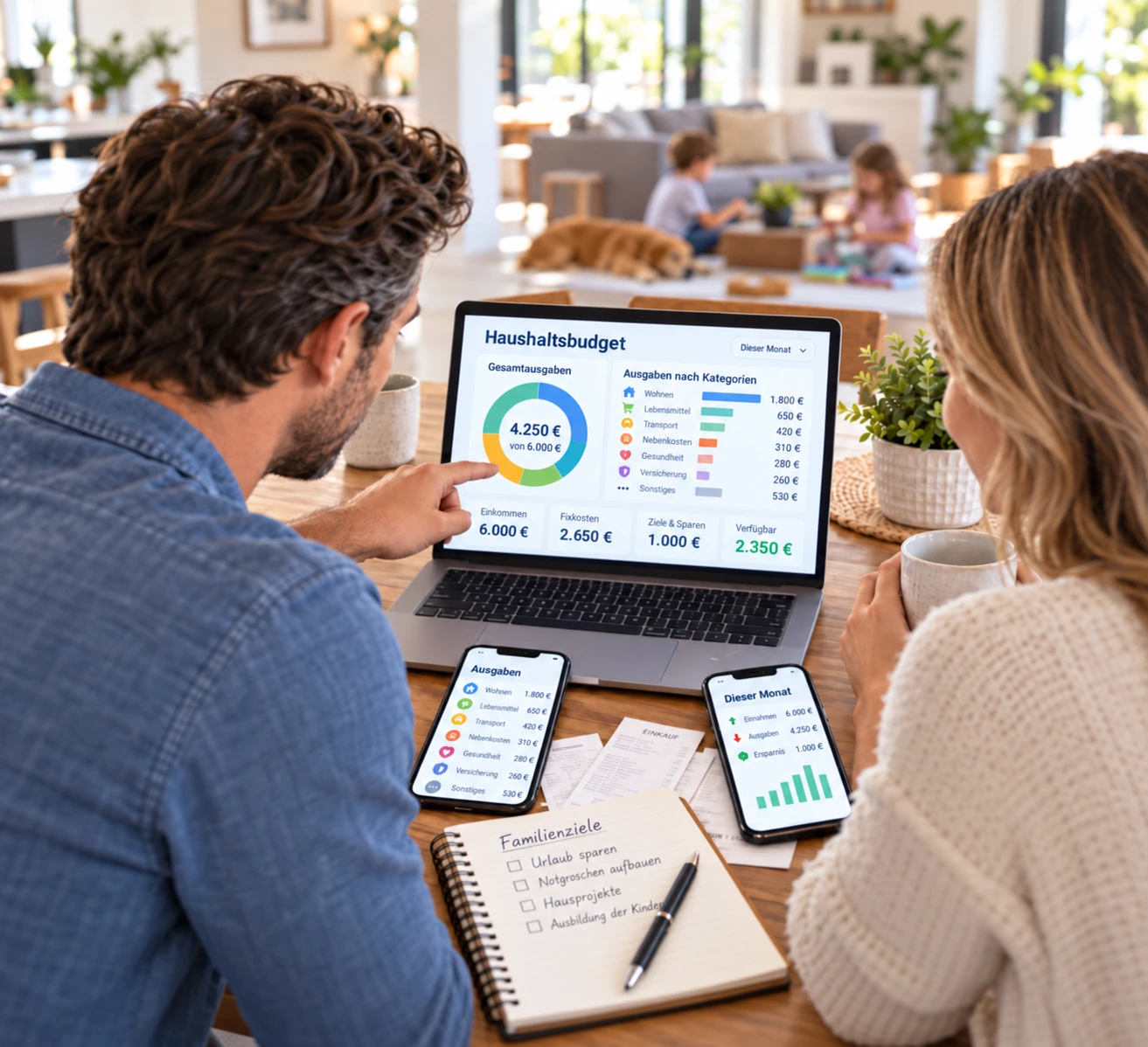 Finanzprogramme helfen bei der Budgetplanung (Bild KI generiert).webp