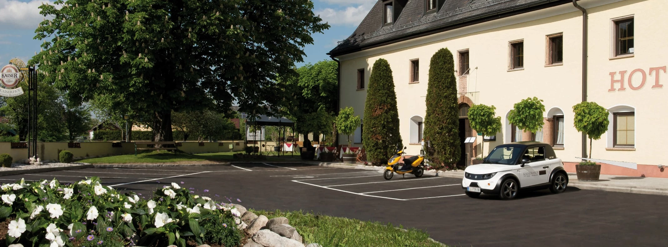 E-Mobilit&auml;t und nachhaltiges Reisen im Kaiserhof Anif erleben