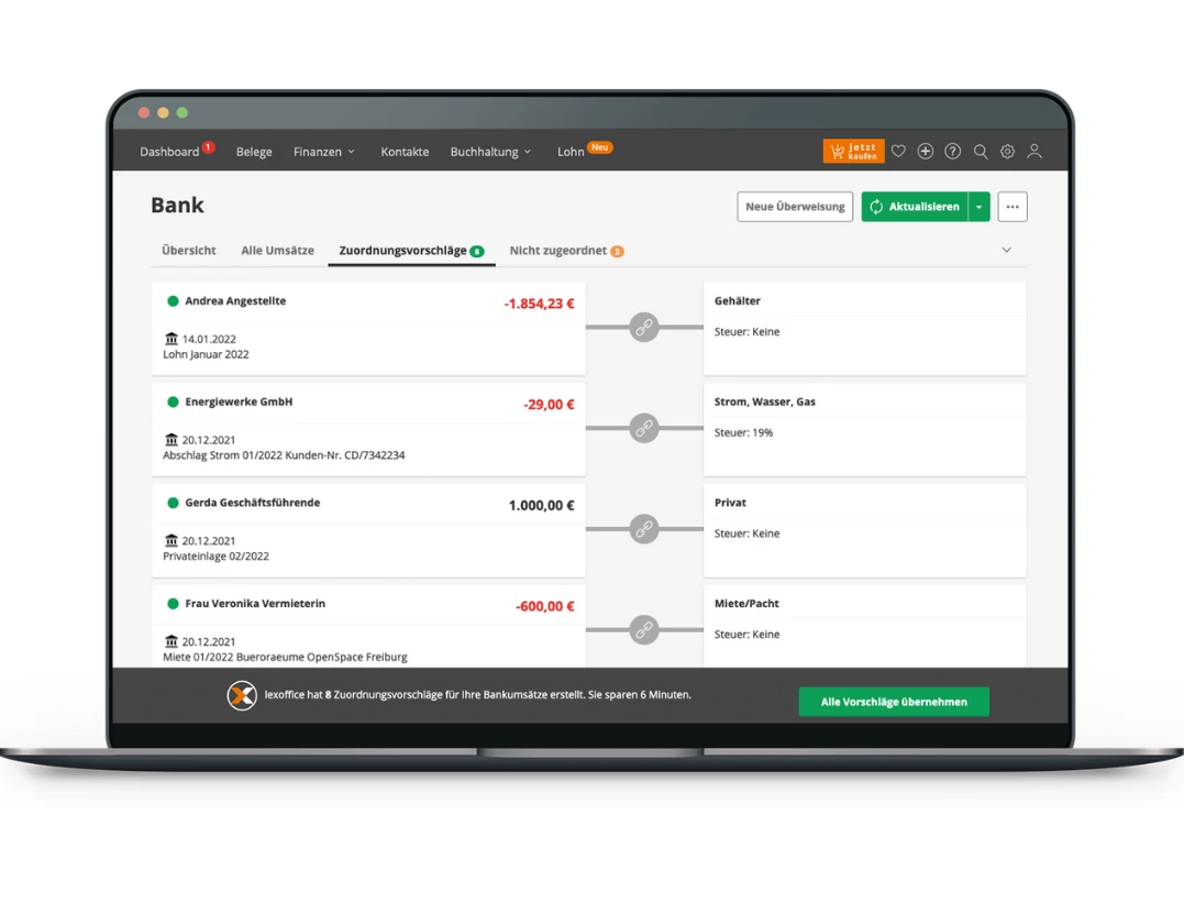 Künstliche Intelligenz in der Buchhaltung: Wie Lexware Office Selbstständige revolutioniert