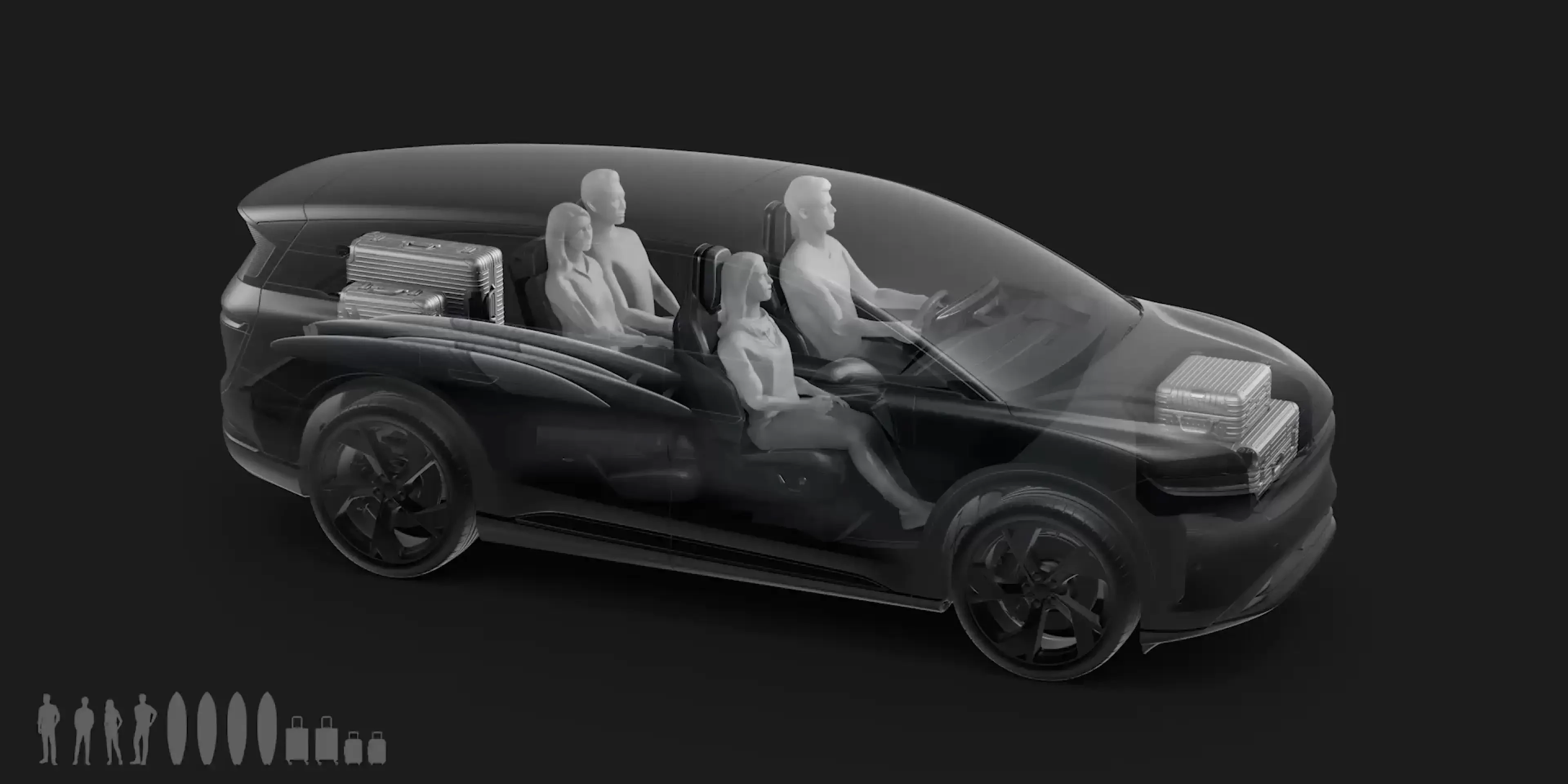 Lucid Gravity Luxus Auto pur: Der neue Maßstab für 7-sitzige Supersportwagen