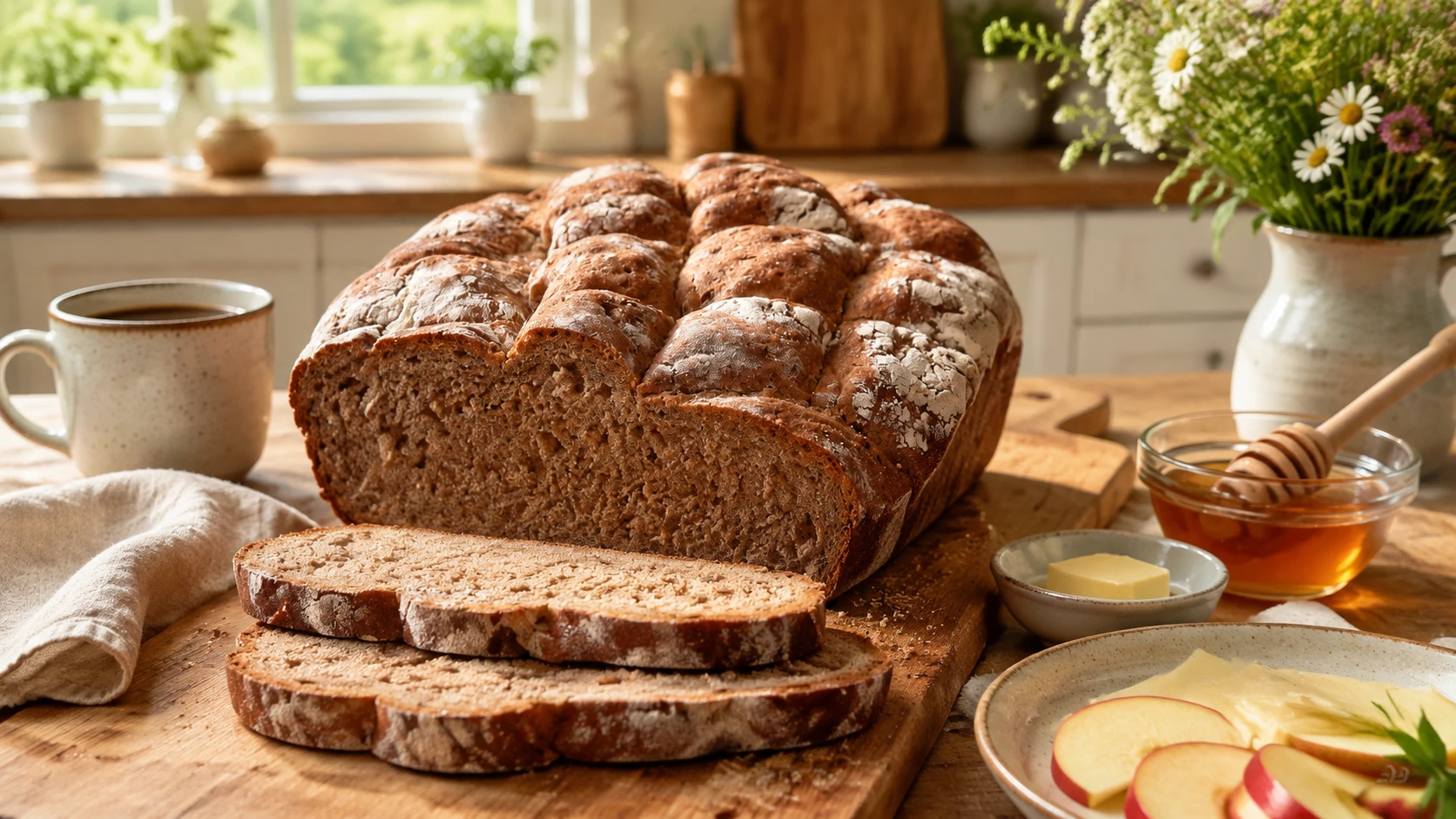 Malzkrustenbrot - Sauerteigbrot mit Roggen Bernd und vielen Gewürzen.webp