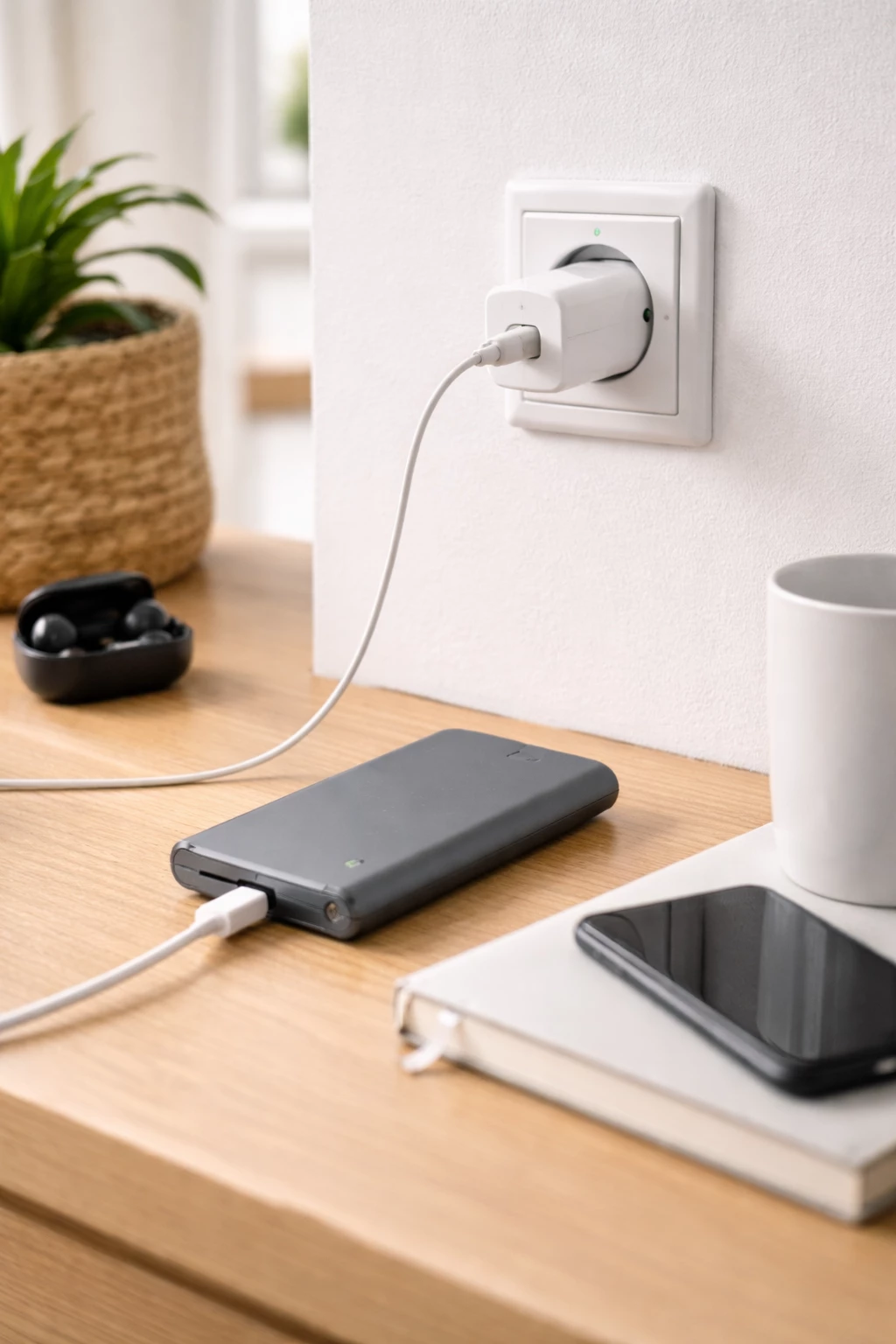 Nicht auf den letzten Drücker: Powerbanks sollten rechtzeitig vor dem Einsatz geladen werden.