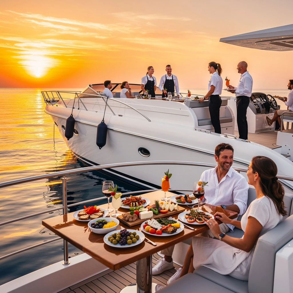 Luxus-Yachtcharter Mallorca: Motoryacht mit Crew erleben