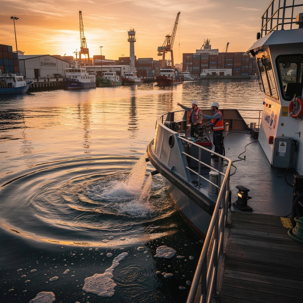 Manövrieren im Hafen: Bugstrahlruder, Heckstrahlruder & Propwalk