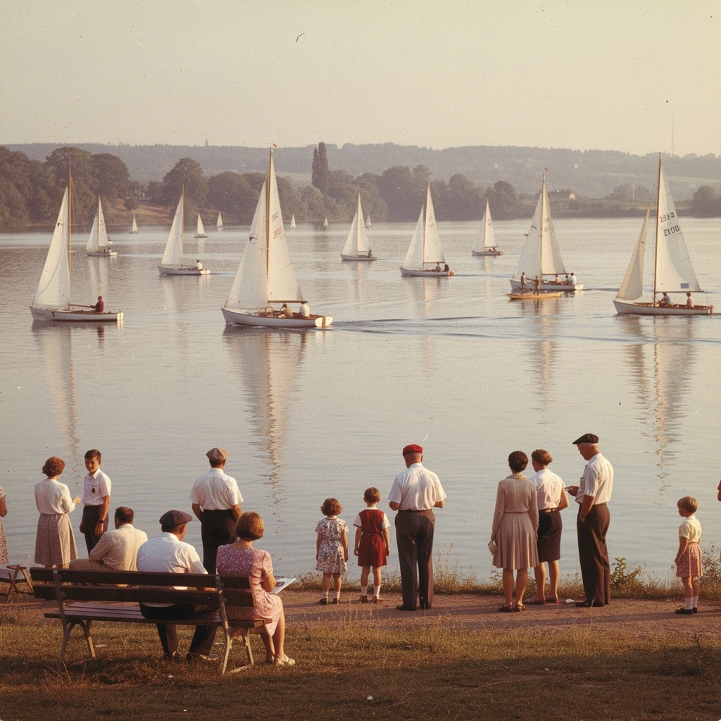 Klein aber fein: Segeln auf dem Baldeneysee in Essen NRW