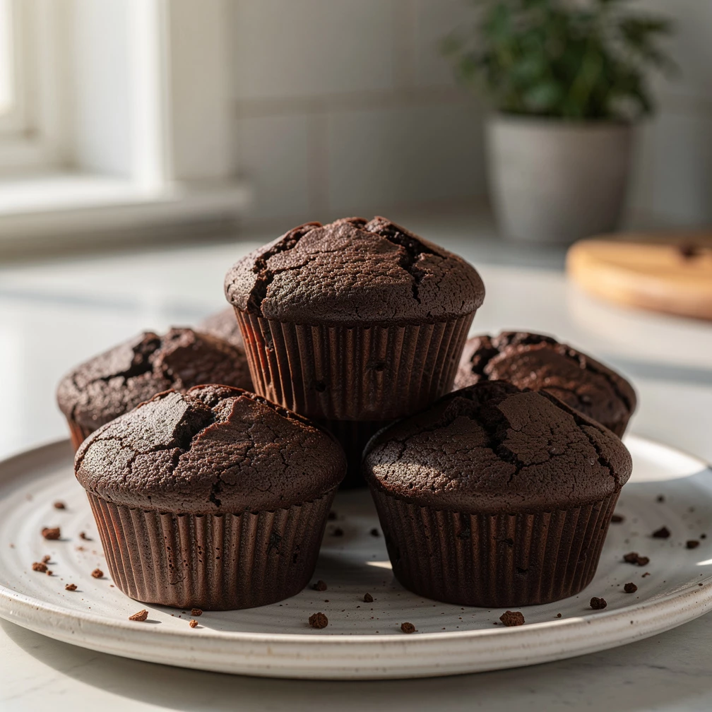 Gesunde Schokomuffins ohne Zucker und Weißmehl – Saftig & Clean