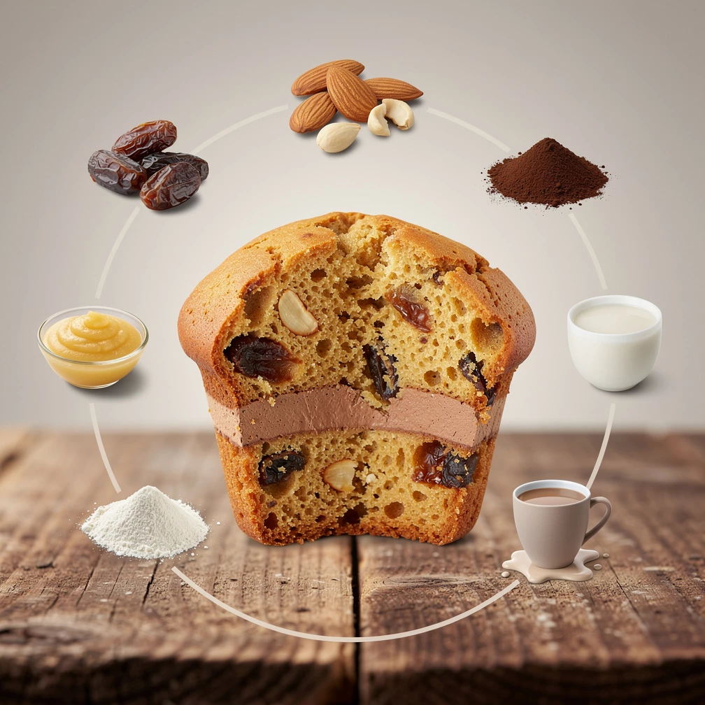 Gesunde Schokomuffins ohne Zucker und Weißmehl – Saftig & Clean