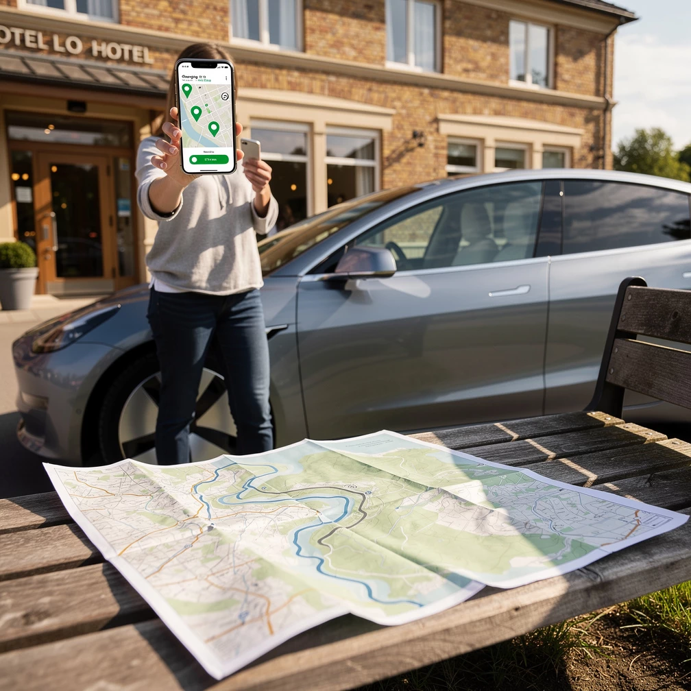 Mit dem E-Auto in den Urlaub: Hotels und Ladestationen clever planen